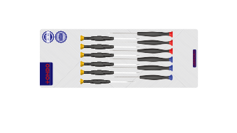 12PCS Phillips & Slotted &Torx Precision Screwdriver Set