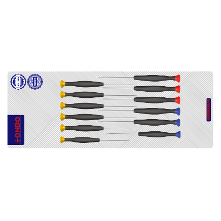 12PCS Phillips & Slotted &Torx Precision Screwdriver Set