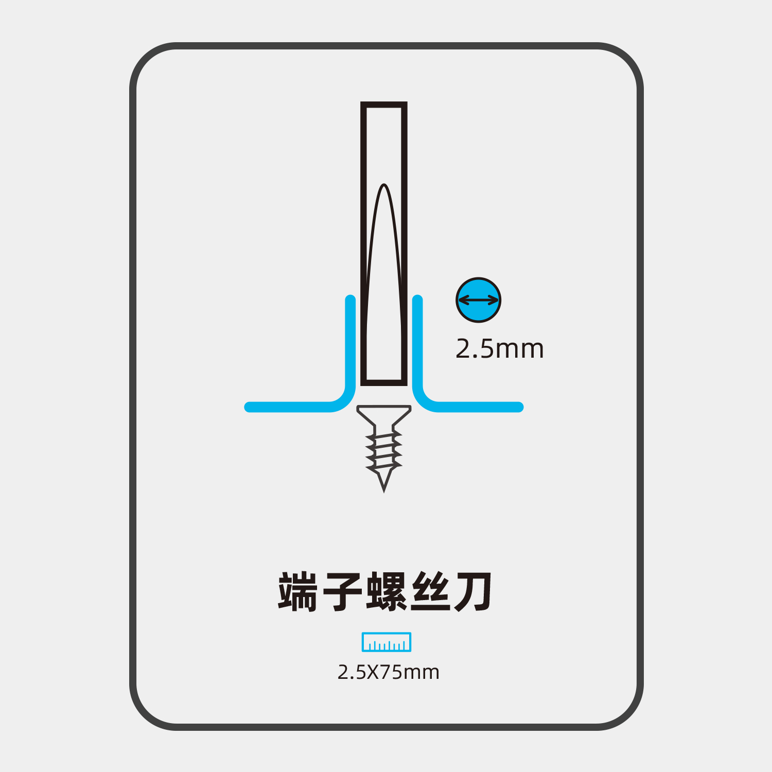 Screwdriver For Terminals