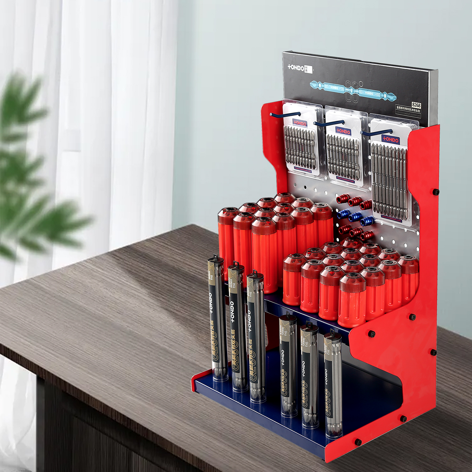 Countertop display of screw driver bit