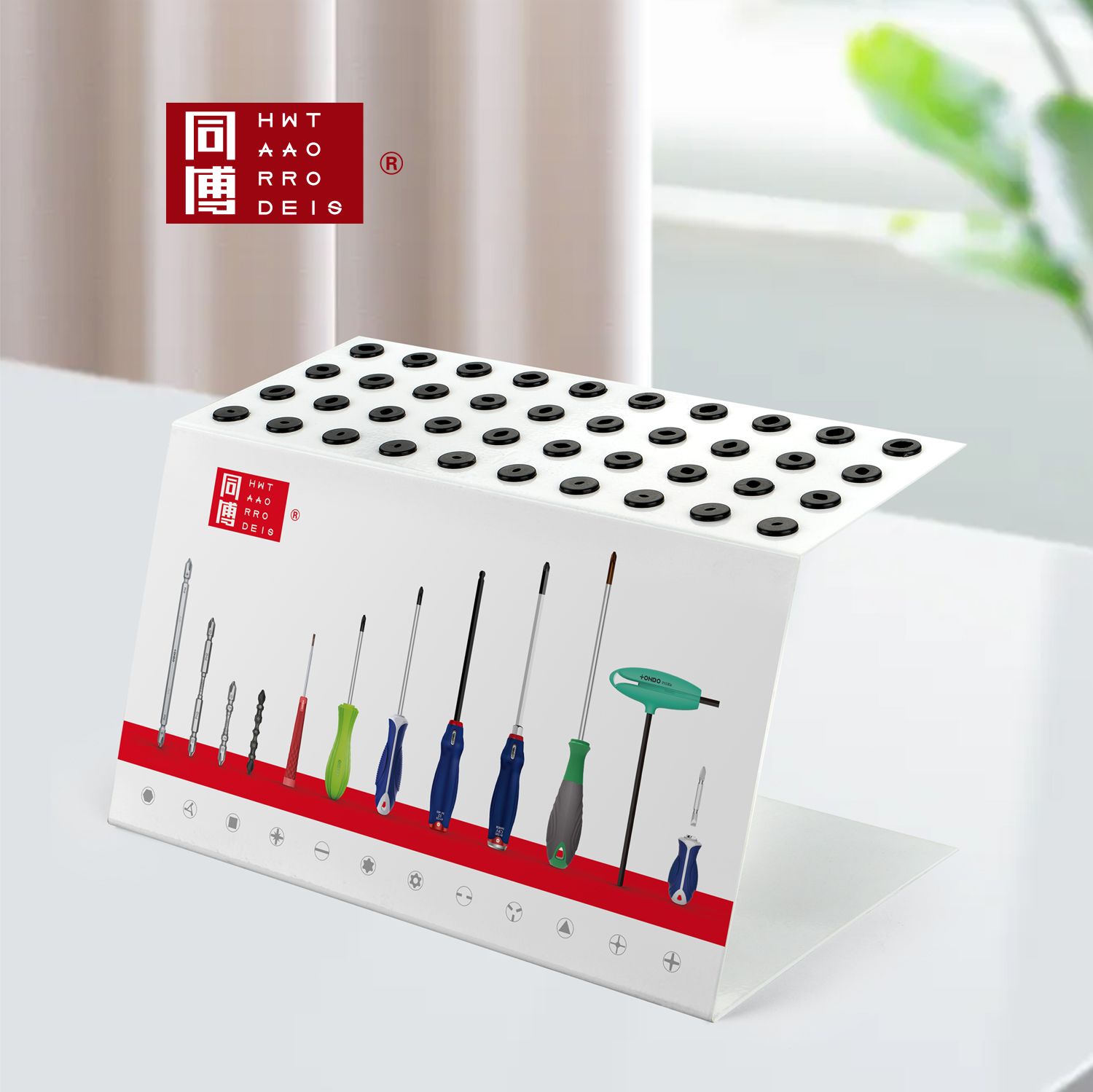 Countertop display of screwdriver